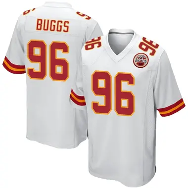 Isaiah Buggs Men's Game White Kansas City Chiefs Jersey