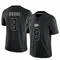 Matt Moore Men's Limited Black Kansas City Chiefs Reflective Jersey